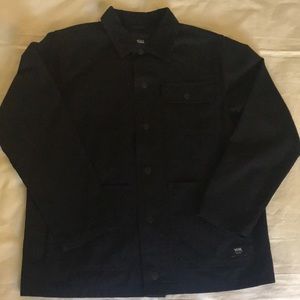 Vans drill chore coat black